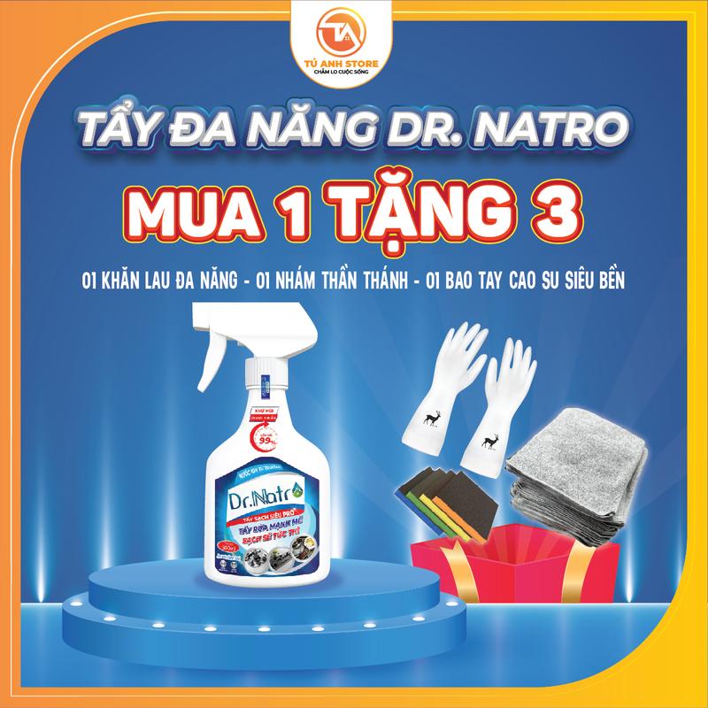 [MUA 1 TẶNG 3] Chai tẩy đa năng sạch mọi viết bẩn công nghệ ion từ trường Dr Natro Habela Home